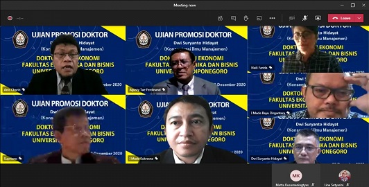 Ujian Promosi Doktor Dwi Suryanto Hidayat