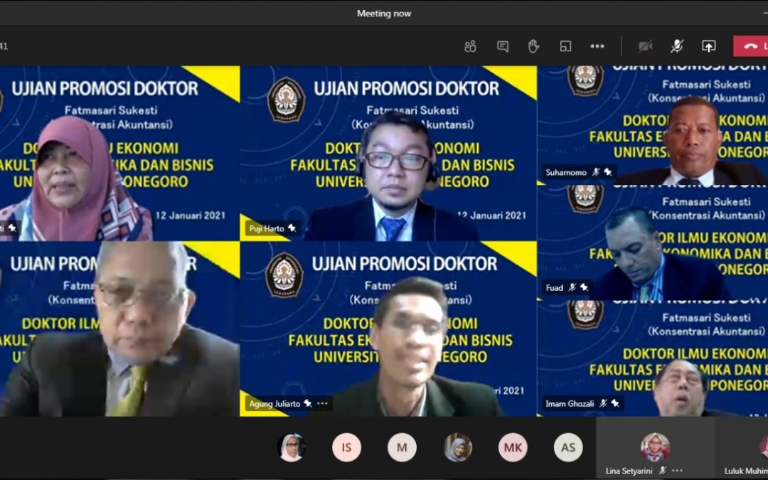 UJIAN PROMOSI DOKTOR: FATMASARI SUKESTI