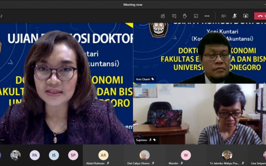 Ujian Promosi Doktor Yeni Kuntari