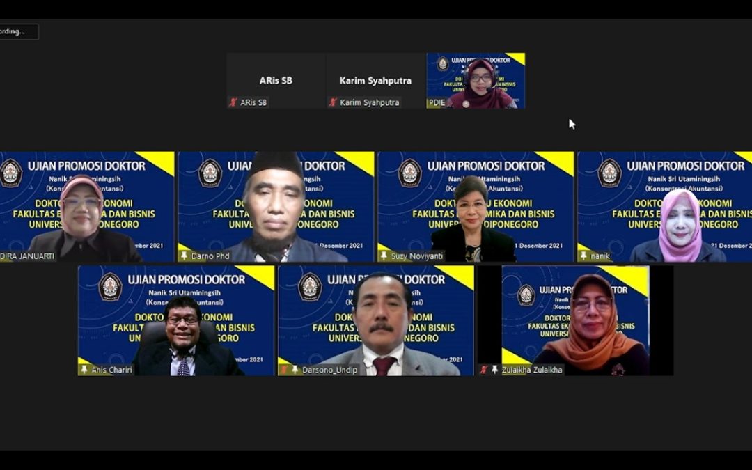 UJIAN PROMOSI DOKTOR: NANIK SRI UTAMININGSIH