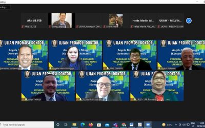 UJIAN PROMOSI DOKTOR: ANGELA MERICI MINGGU