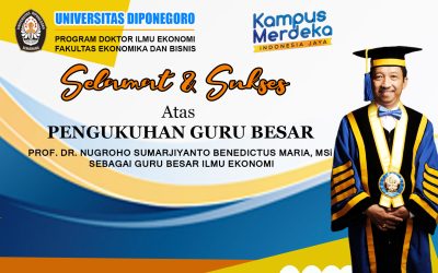 APPOINTMENT OF PROF. DR. NUGROHO SUMARJIYANTO BENEDICT MARIA, MSI AS PROFESSOR OF EKONOMI