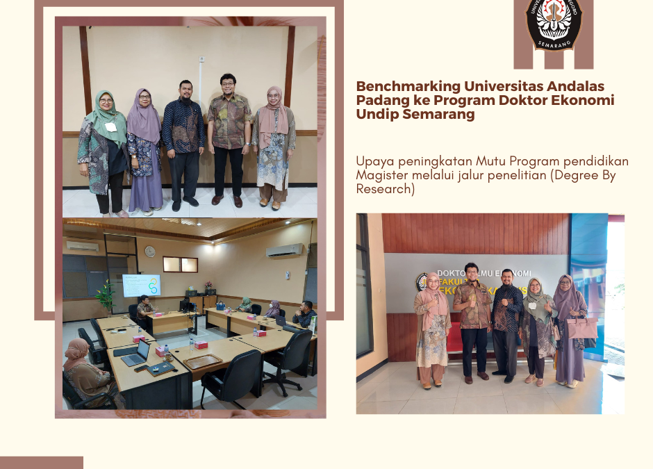 Universitas Andalas Padang Benchmarking ke Program Doktor Ekonomi Universitas Diponegoro