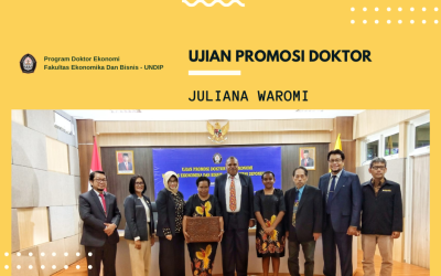 UJIAN PROMOSI DOKTOR: JULIANA WAROMI