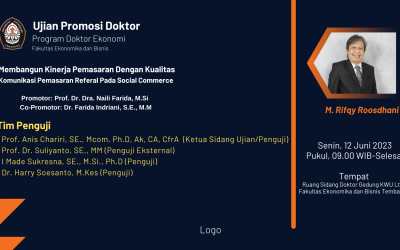 Ujian Promosi Doktor An, M. Rifqy Roosdhani