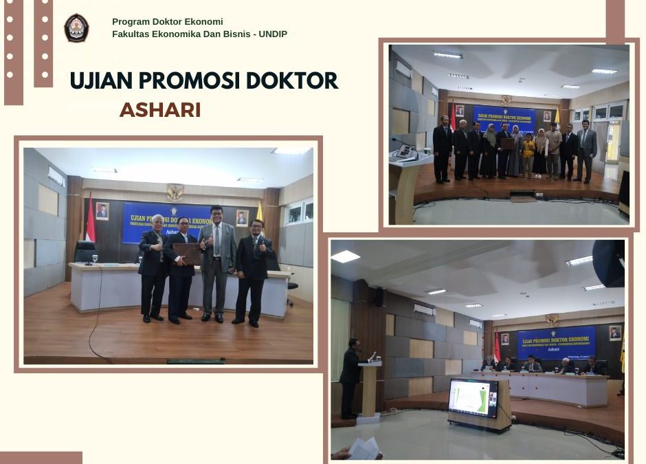 UJIAN PROMOSI DOKTOR: ASHARI