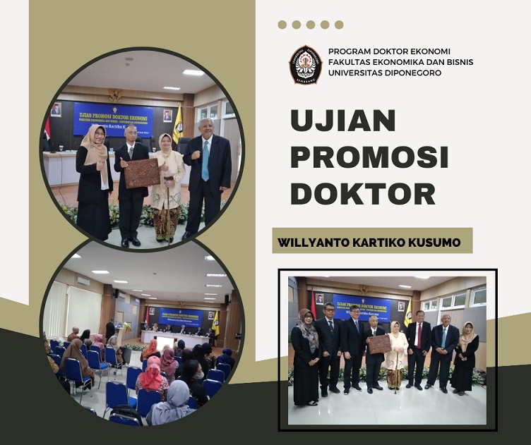 UJIAN PROMOSI DOKTOR: WILLYANTO KARTIKO KUSUMO