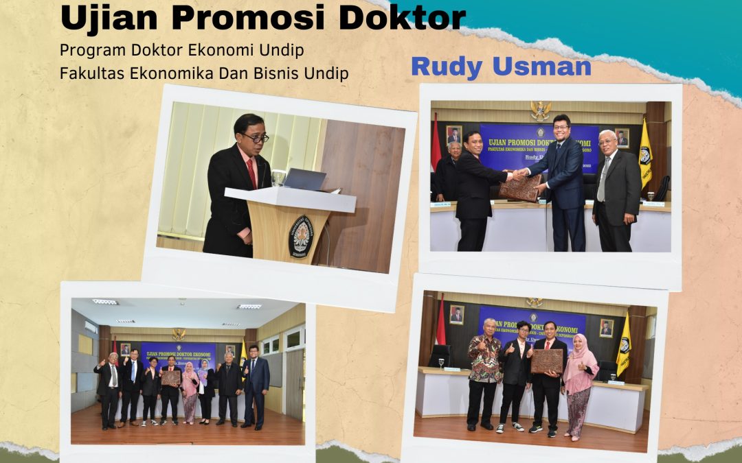 UJIAN PROMOSI DOKTOR: RUDY USMAN