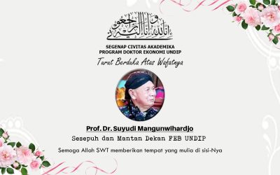 Turut berduka yang mendalam atas berpulangnya Prof. Dr. Suyudi Mangunwihardjo