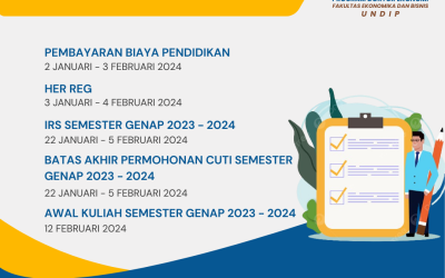 JADWAL REGISTRASI SEMESTER GENAP Tahun Ajaran 2023/2024