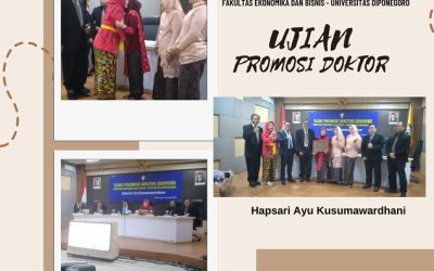 DOCTORAL PROMOTION (VIVA EXAM): HAPSARI AYU KUSUMAWARDHANI