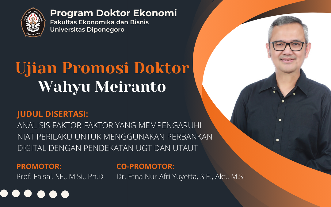 Ujian Promosi Doktor: An. Wahyu Meiranto