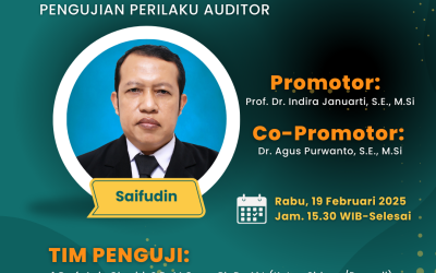 Uian Promosi Doktor: An. Saifudin