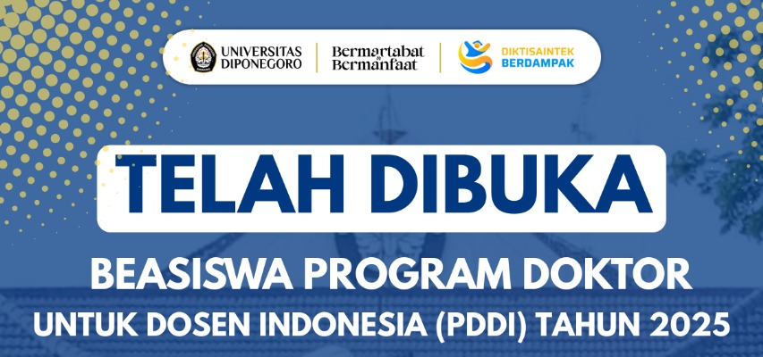 Beasiswa Program Doktor untuk Dosen Indonesia (PDDI) 2025