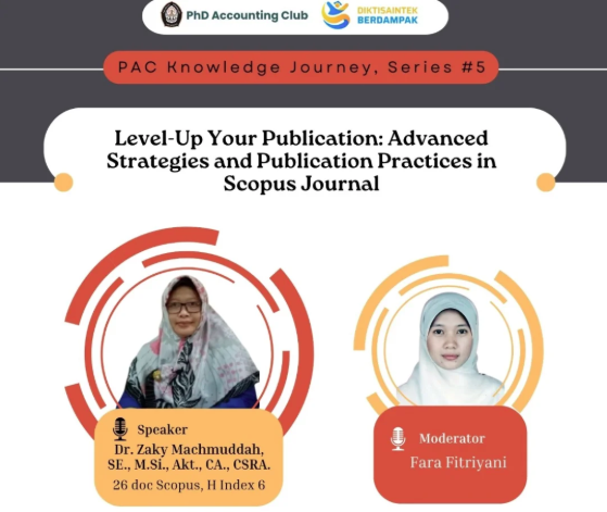 PAC Knowledge Journey “Strategi Lanjutan Publikasi di Jurnal Scopus”