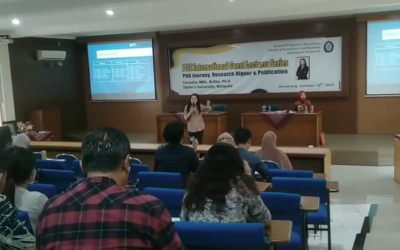 PDE International Guest Lecturer Series “PhD Journey, Research Rigour and Publication.”