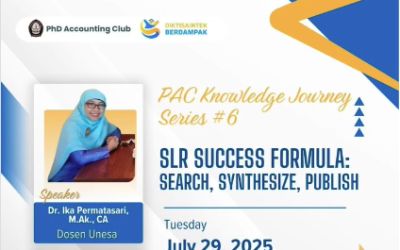 PAC Knowledge Journey “Strategi Sukses Menulis Systematic Literature Review”