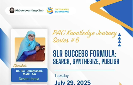 PAC Knowledge Journey “Strategi Sukses Menulis Systematic Literature Review”